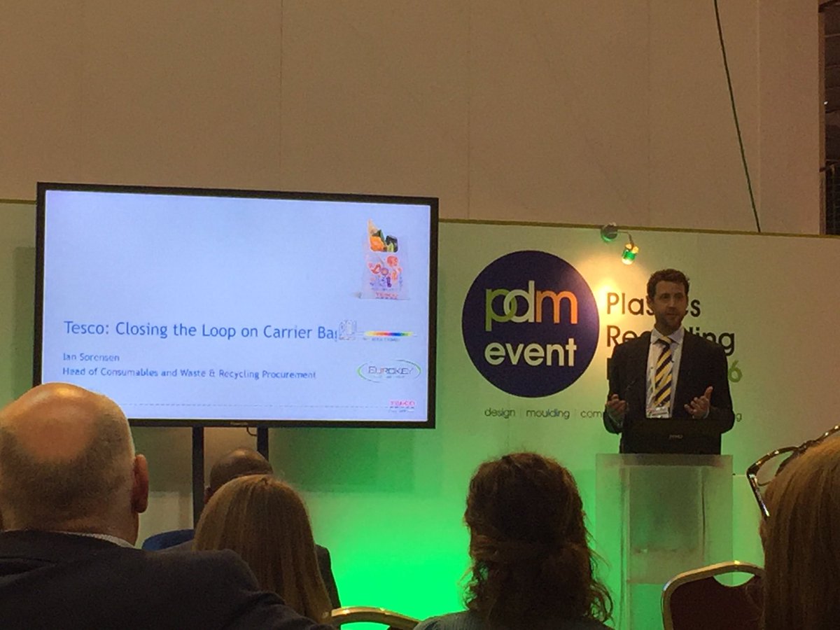 LucyQueenan136's tweet photo. #PDM2016 Ian Sorensen, Tesco - closing the loop https://t.co/iVRVVuZFLd