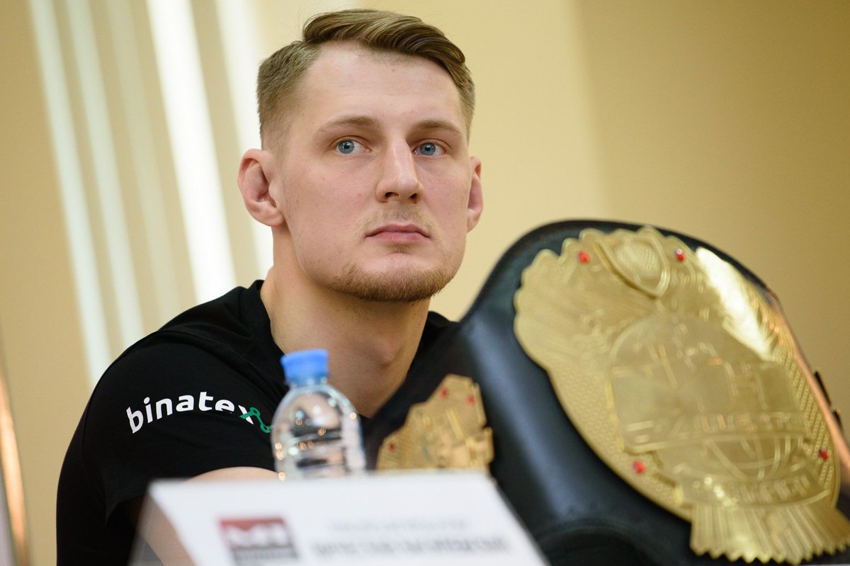 M1GlobalNews's tweet photo. M-1 Champ Alexander Drago Volkov on #M1Challenge68 weign-ins. Don't miss June 16th! #MMA #Fighting #M1Global https://t.co/woXka0LJAU