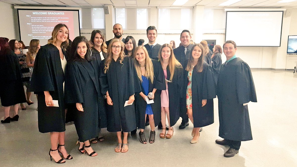 toneshelton's tweet photo. @MohawkPR09 grads ready for convocation this morning! @MohawkCollege #mohawkgrad https://t.co/V6YEmTQAe2