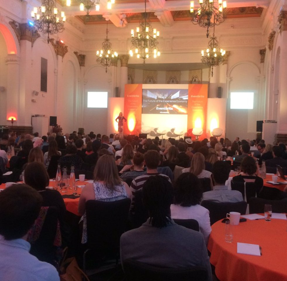 'We are experiencing a shift from materialism to experiential-ism driven by #Millennials' - #EventsChat @BriteLondon