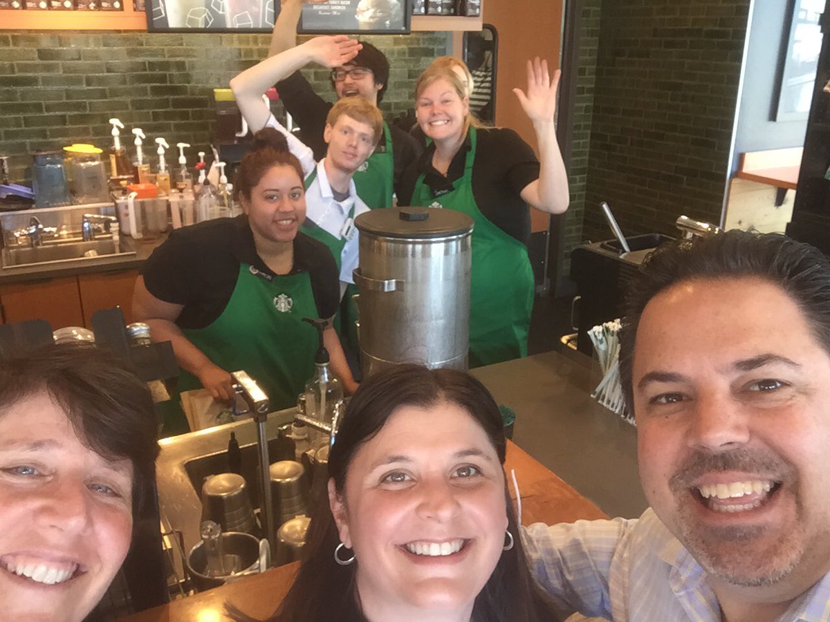 TimWaites's tweet photo. Off and running @AtAssemblyRow. Thanks Jackie &amp; team for am awesome morning. #sbuxnec https://t.co/QXfepZ2f6b