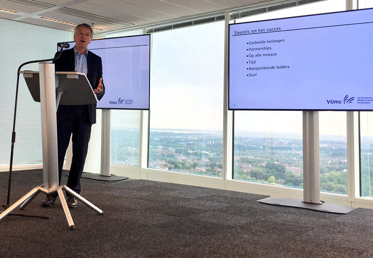 audrievv's tweet photo. Durf & partnerships waren sleutel tot succes #vumc Imaging Centre zegt Wouter Bos @AmEcBoard #EUalmere https://t.co/lro5ksaimy