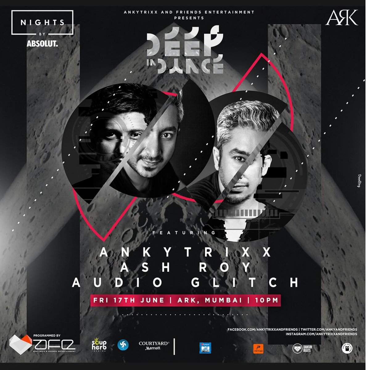 AFE_India's tweet image. 2 days to go for this mega bender lined up in #Mumbai

#DeepInDance w @djankytrixx @AshRoy_ &amp;amp; @AudioGlitch 

Friday!