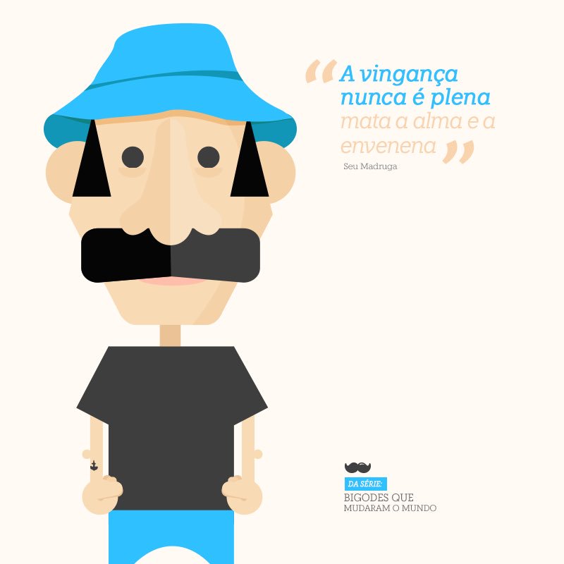 admustache's tweet photo. Já dizia Seu Madruga! Corra atrás do que te faz bem! #SeuMadruga #Mustache #BigodesQueMudaramOMundo https://t.co/nqxqRyw4wh