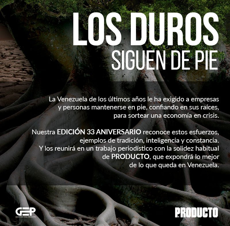 En <a href="/PRODUCTO/">PRODUCTO</a> edición aniversario julio/agosto LOS DUROS de Venezuela.Empresas y marcas.Participa,contáctanos.