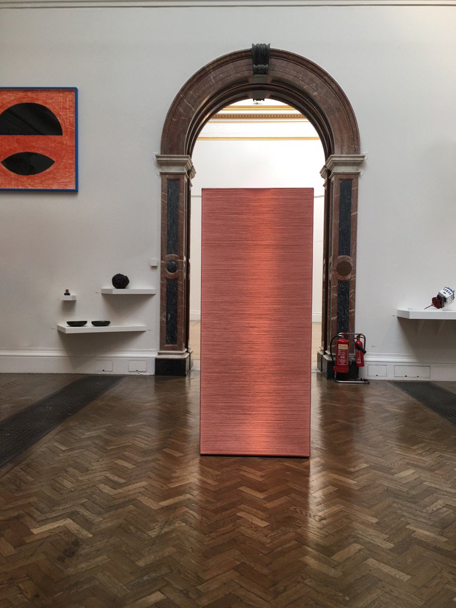 AliceAndersonAC's tweet photo. Alice's Copper Boxes at the @royalacademy Summer Exhibition. 
#TravellingStudio #AliceAnderson #RA #summerexhibition https://t.co/AJqp6GdSSu