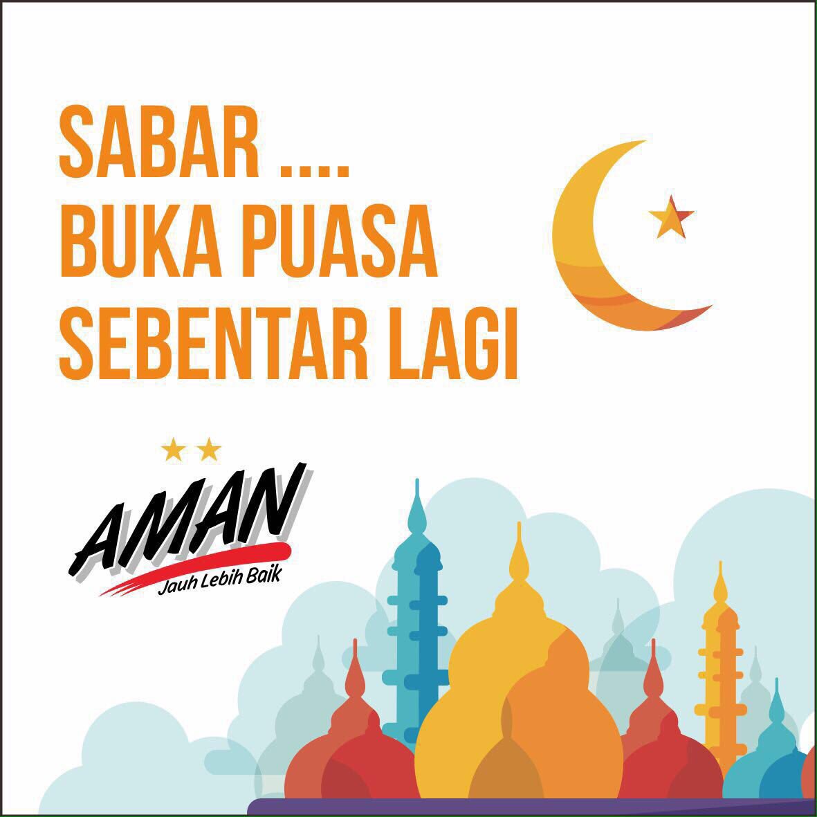 afrilcom's tweet image. Sabar biar PUASA AMAN sebentar lagi Buka PUASA #AMAN
