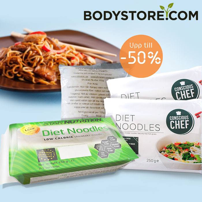 Bodystore's tweet photo. Nyttigt och gott med kalorisnåla nudlar! https://t.co/4ROObZ0KQB https://t.co/d4QiFJ79Hz