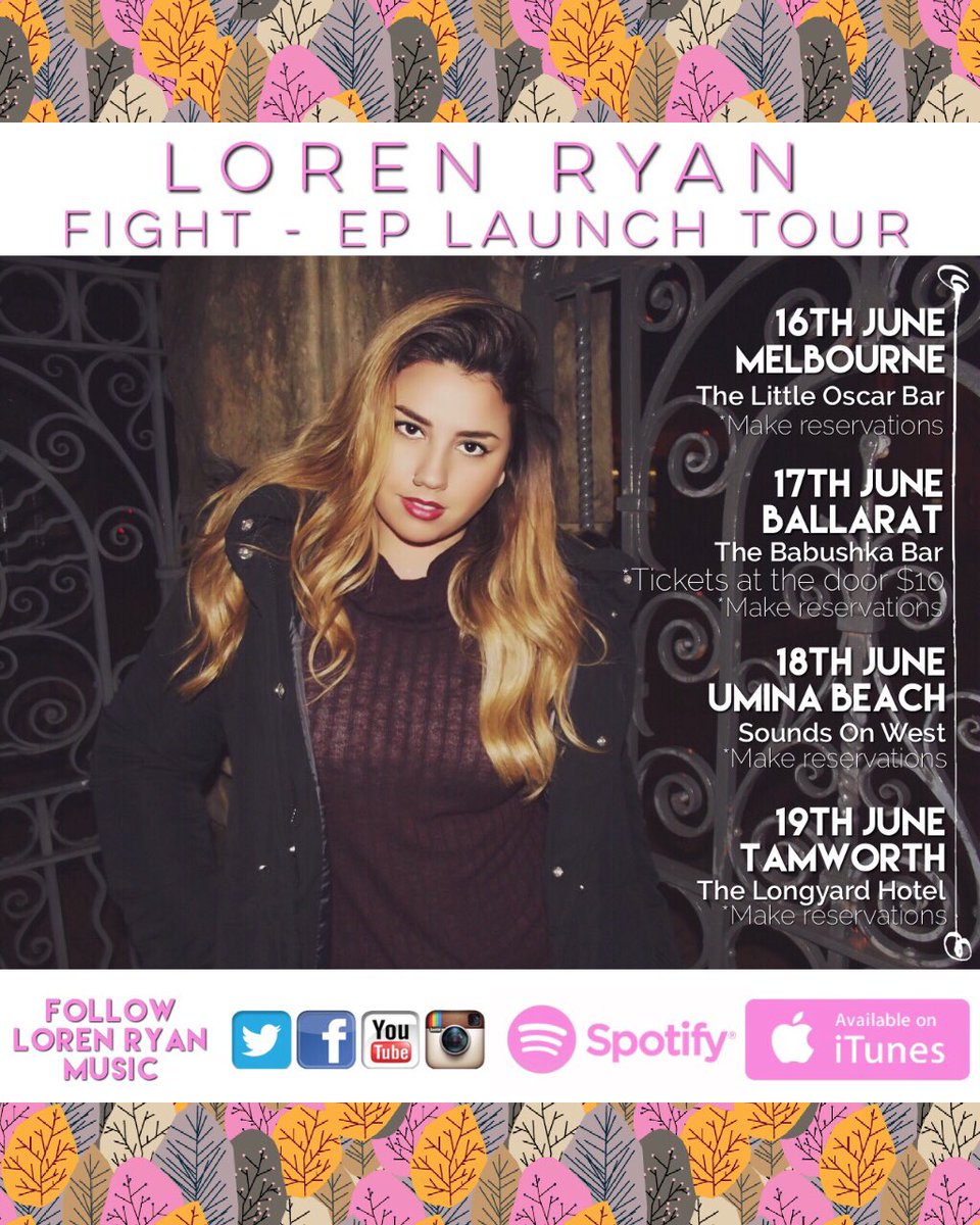 LorenRyan19's tweet photo. Fight EP Launch Tour Vic VS Nsw ❤️❤️ https://t.co/CKFIhOQKV7