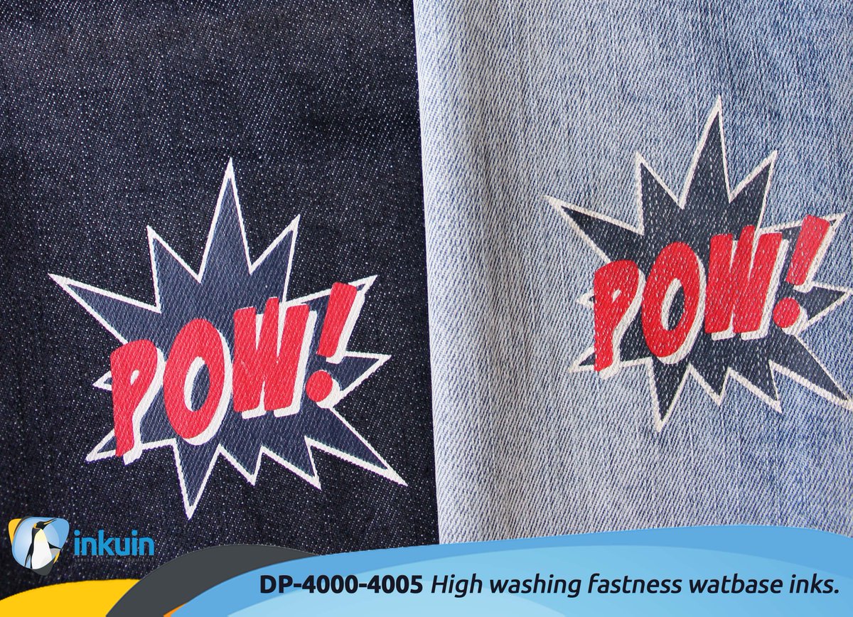 inkuin's tweet photo. High-strength water-based inks even in Denimfinish.DP4000-4005
#denimfinish #waterbasedinks #screenprint #denimprint https://t.co/ricYFdJV8Q