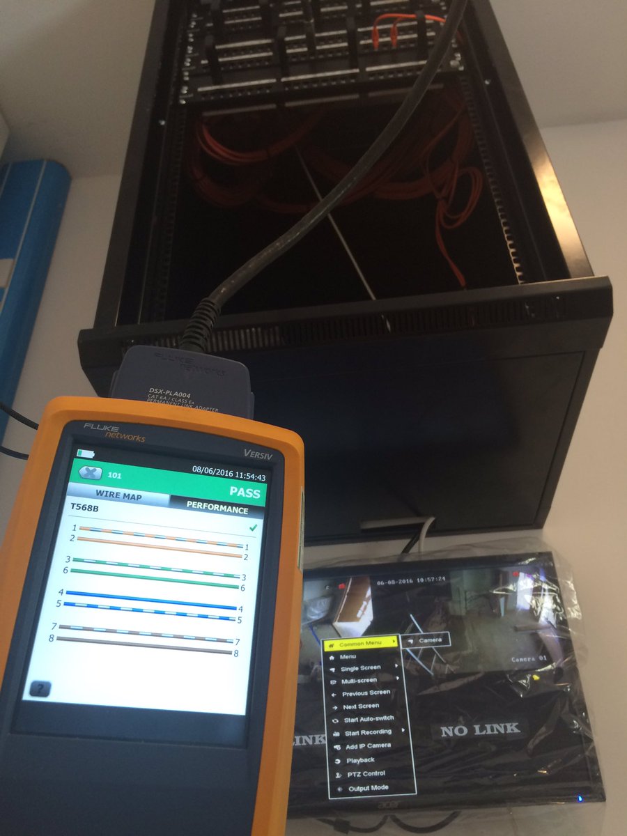 TWL_Tech's tweet image. Good progress this morning #cat6 #hikvision #cctv #security @twlvoiceanddata