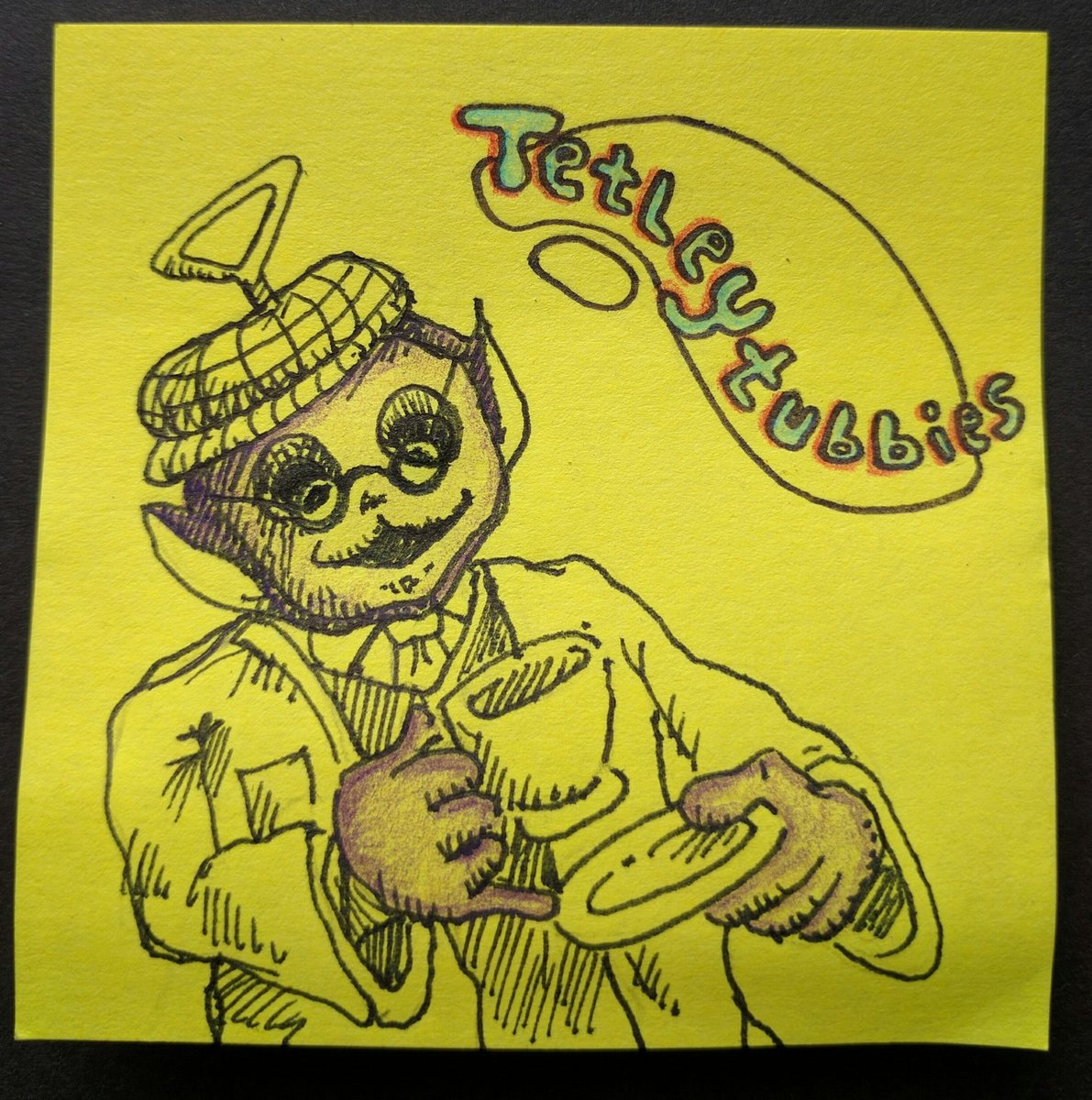 "Tetleytubbies" #teapun #tinkeywinkey #tetley #teafolk #dontlookintohiseyes #RT #teletubbies