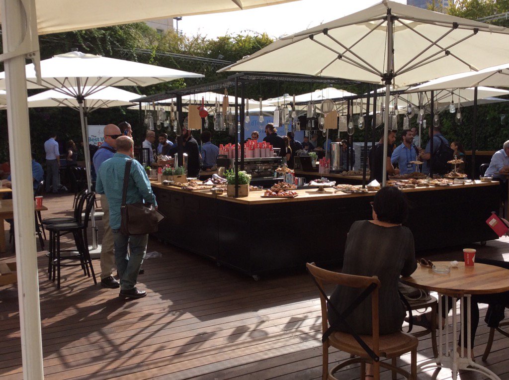 DinSquared's tweet image. Beautiful #EdTechIsrael opening reception #telaviv #edtech