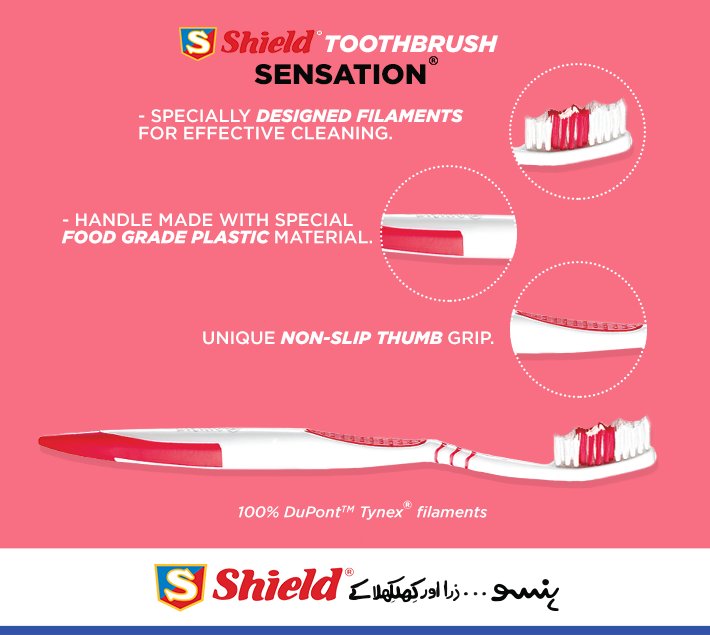 ShieldMuskuraha's tweet photo. Shield Toothbrush presents Sensation.
#Shield #ShieldMuskurahat #Smile #Toothbrush #FoodGradePlasticMaterial https://t.co/vxuMQUnoPc