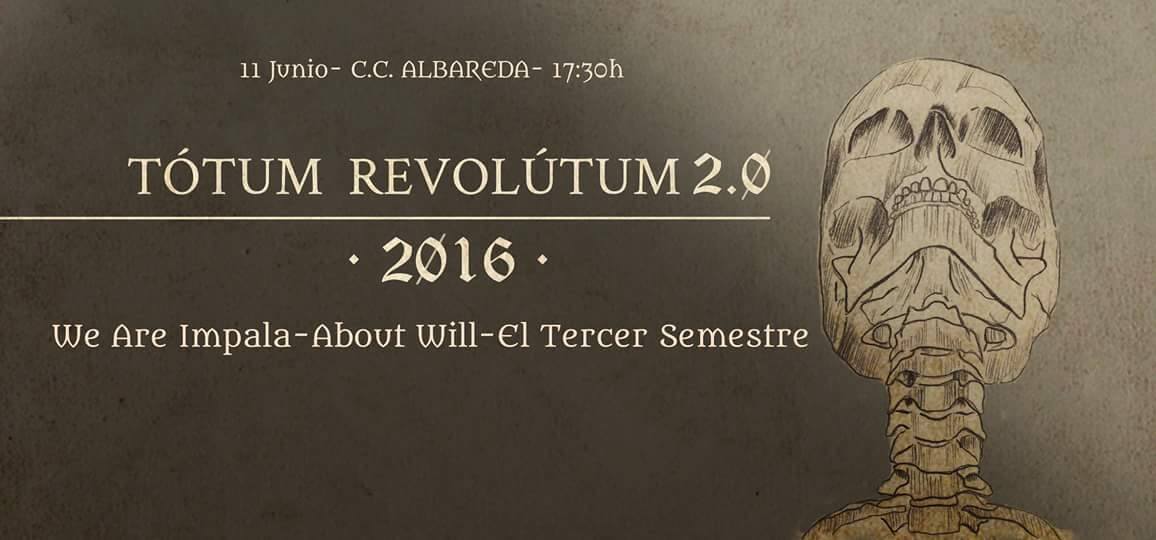 Y el sábado 11 teneis en Barcelona a <a href="/AboutWill_Band/">About.Will</a> <a href="/El3erSemestre/">El Tercer Semestre</a> y <a href="/WeAreImpala/">We are Impala</a> w/ @davidmonton1250 <a href="/hadatranche/">Hada Tranche</a>