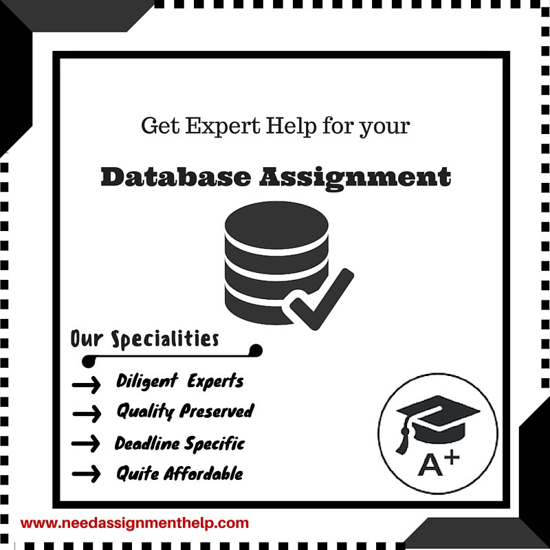 NeedAssignment's tweet image. Rescue yourself by doing your #DataBaseAssignment. Book now to get remarkable quality.
|goo.gl/7Z7sLr|