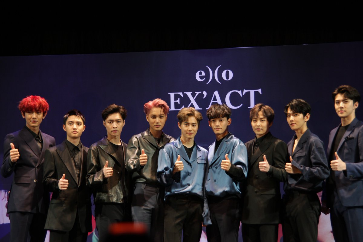 KBSWorldTV's tweet photo. KBS WORLD FANS! Don't miss out EXO's comeback stage this Friday LIVE ON OUR MUSIC BANK!!! #EXO #comeback #MusicBank https://t.co/VUmHbEYWB5