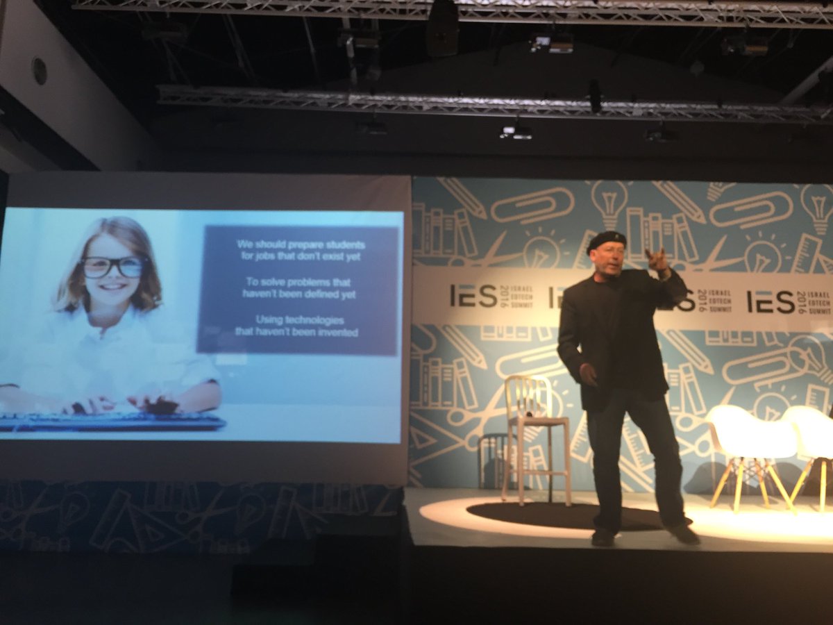 EastWindAdv's tweet image. Visionary Mooly Eden framing the conversation #edtechisrael #edtech &quot;prepare students for jobs that don&apos;t exist yet&quot;
