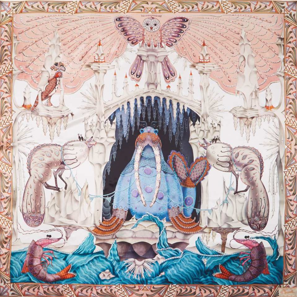 • <a href="/KlausHaapaniemi/">Klaus Haapaniemi</a> | Polar Byzantine 'Chapter 4’ Silk Scarves &amp; Moooi Rugs • By <a href="/Moooicarpets/">Moooi Carpets</a>