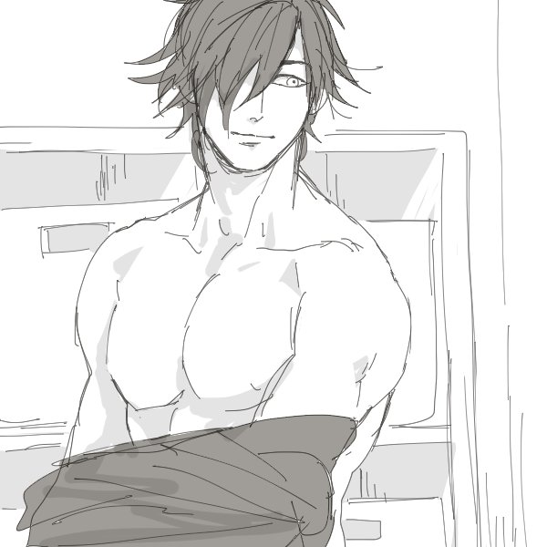 みつただが眼帯も服もなんにも気にせずホイホイ脱ぐさっぱりした男なのも萌える