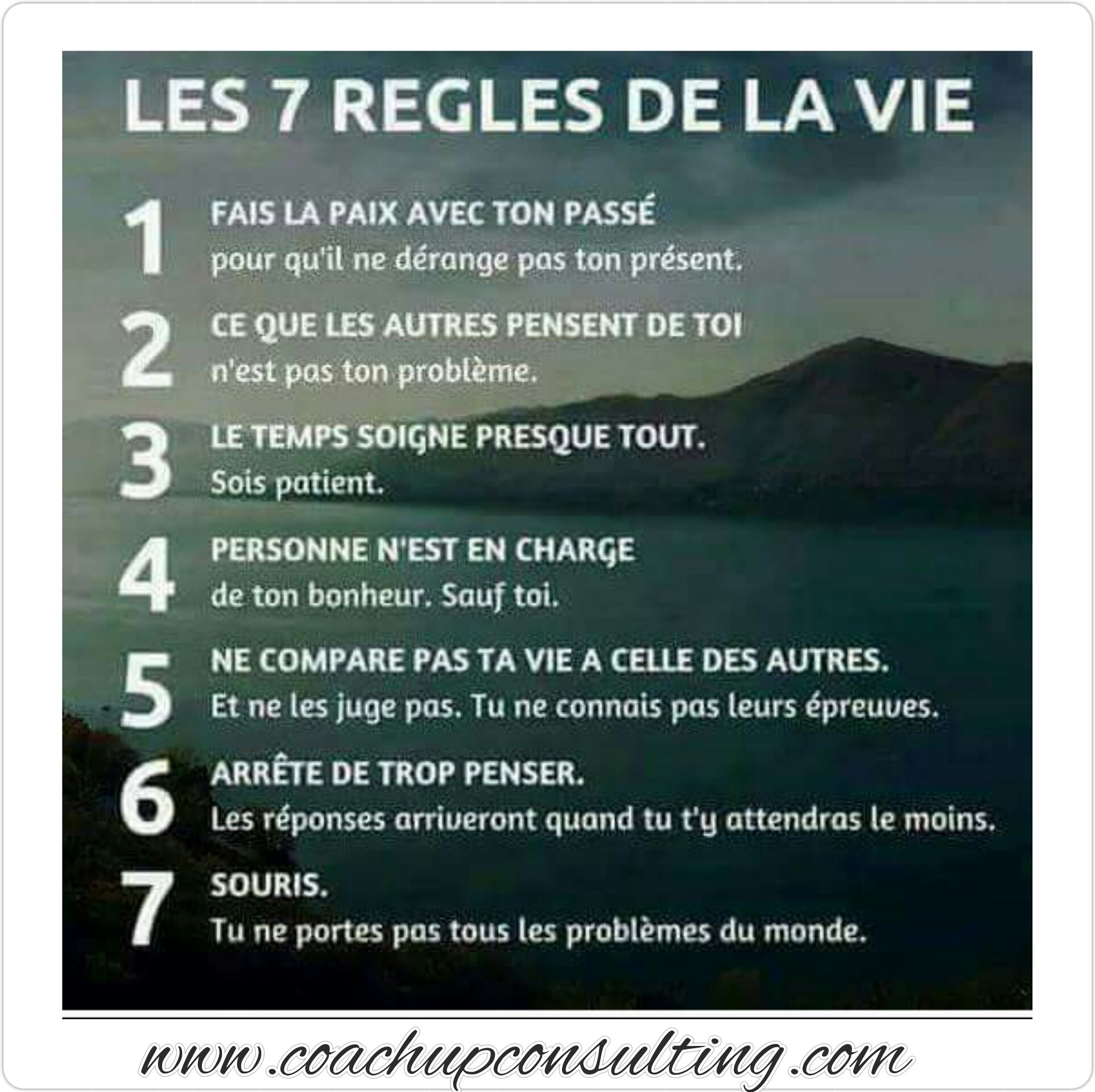 Ponnarycoachofficial Coaching Citation Les 7 Regles De Vie Developpementpersonnel Bienetre T Co M1glbpflgx Twitter