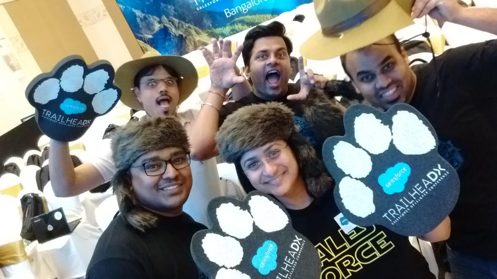 ankurrgo's tweet image. #sfdgblr
Thanks to our event coordinator for all their efforts. Here are few clicks from d TrailheaDX