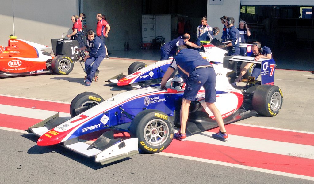 trident_team's tweet photo. #GP3 #SpielbergTest #Day2 #MorningSession Out of the box! @giuliano_alesi https://t.co/ct8DQtSDXt