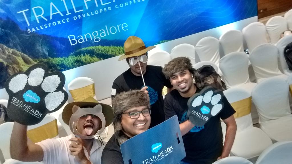 ankurrgo's tweet image. #sfdgblr
Thanks to our event coordinator for all their efforts. Here are few clicks from d TrailheaDX