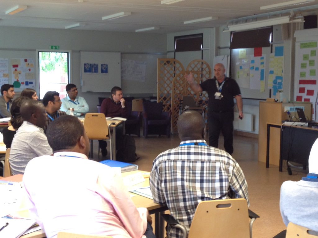 AndreasCNilsson's tweet photo. Participants of UNHCR:s TER, Training on Emergency Reception of refugees at MSB Revinge, Sweden. #UNHCR #MSBse https://t.co/FBExCO1gYB