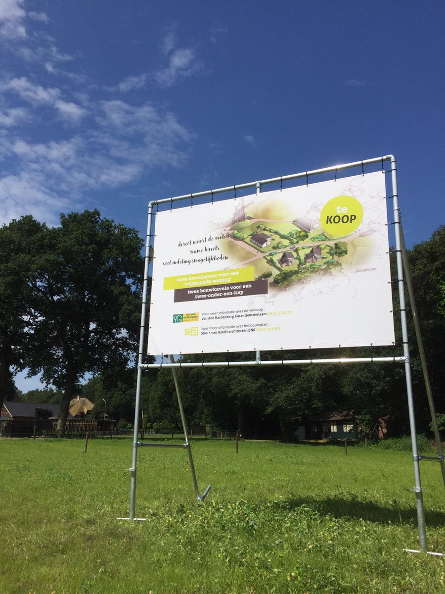 Mooie kavels te koop in #Elspeet direct naast de molen. <a href="/VdHardenberg/">Van den Hardenberg</a> Kom langs voor meer info over de mogelijkheden