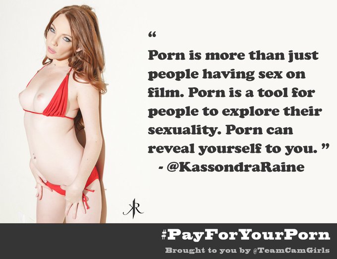 I truly feel that the crime rate everywhere would skyrocket astronomically if porn disappeared. #payforyourporn