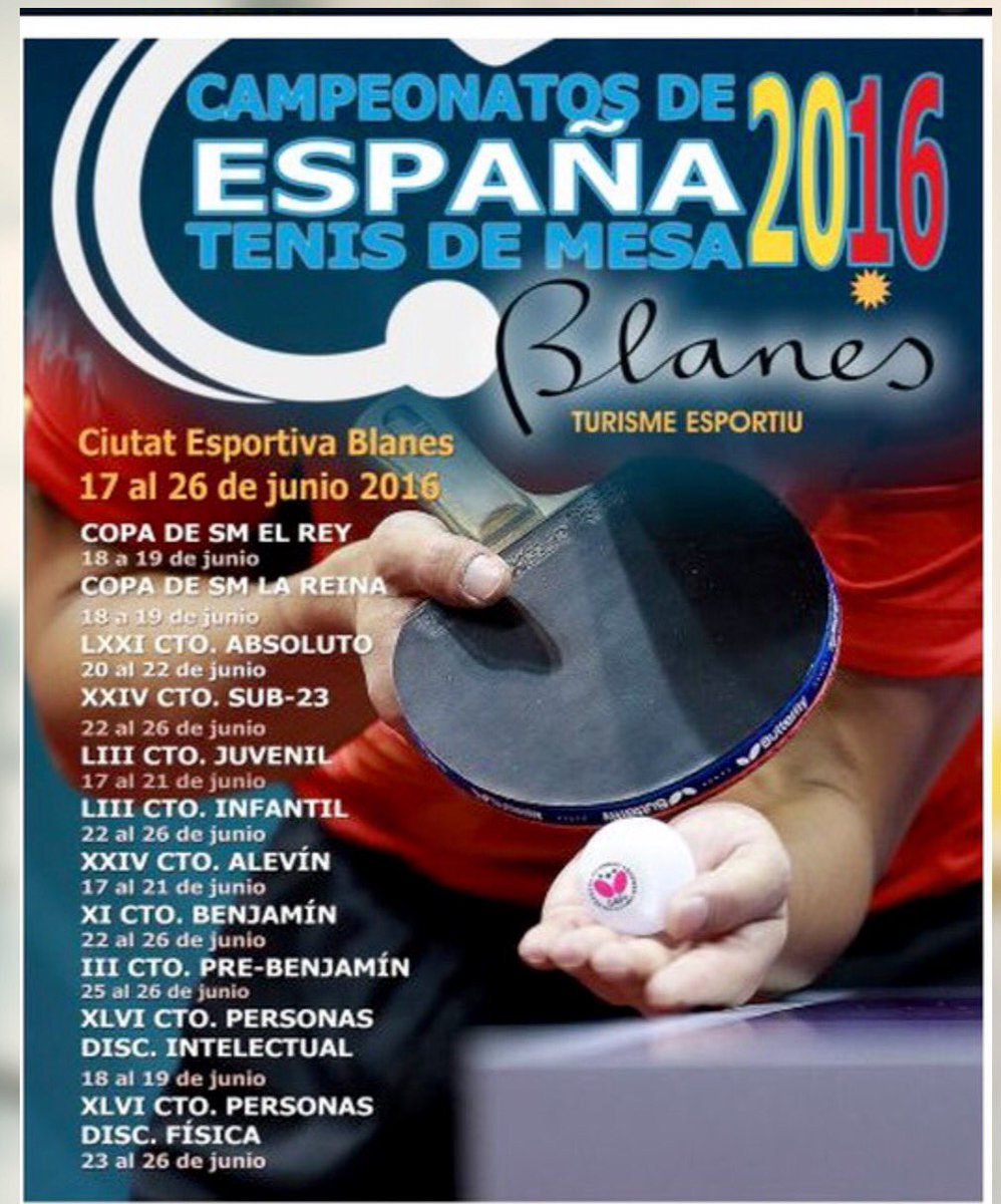 tmciudadgranada's tweet photo. Quieres conocer LISTADO definitivo PARTICIPANTES para el CAMPEONATO ESPAÑA en Blanes? Pincha https://t.co/OmAInp4a15 https://t.co/F8FDhK0MOf