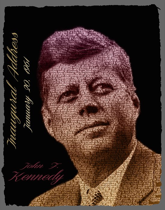 JenniferJBryson's tweet photo. New artwork for sale! - "JFK Inaugural Address" - https://t.co/Tq0Utiwxjt @fineartamerica https://t.co/CnrU3Mq3L6