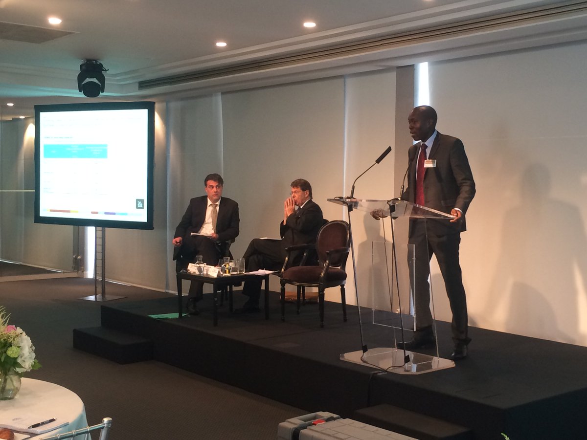 Energyscan_egm's tweet photo. P. Chalmin and E. Nyouki talking about #energy and #commodities during a breakfast organized by EGM #ENGIEGroup https://t.co/IvLeYzvHyI