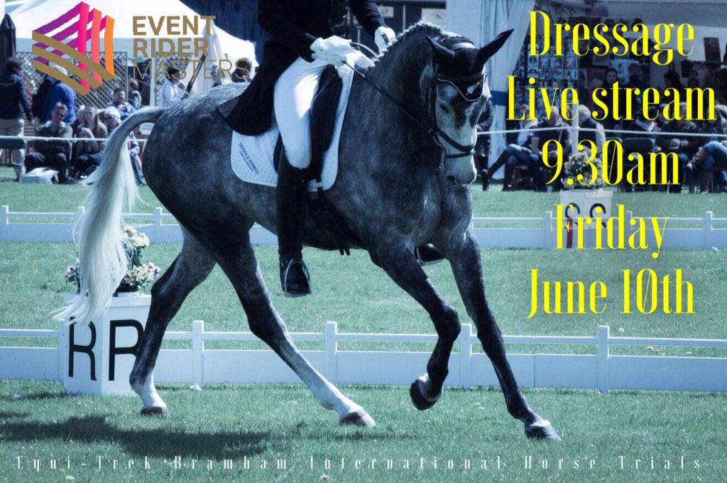 ERMeventing's tweet photo. The #Livestream broadcast of Dressage day of Leg 2 will begin at 9.30am this Friday June 10 https://t.co/QVvmH8VYdD https://t.co/0XsaHoshKj