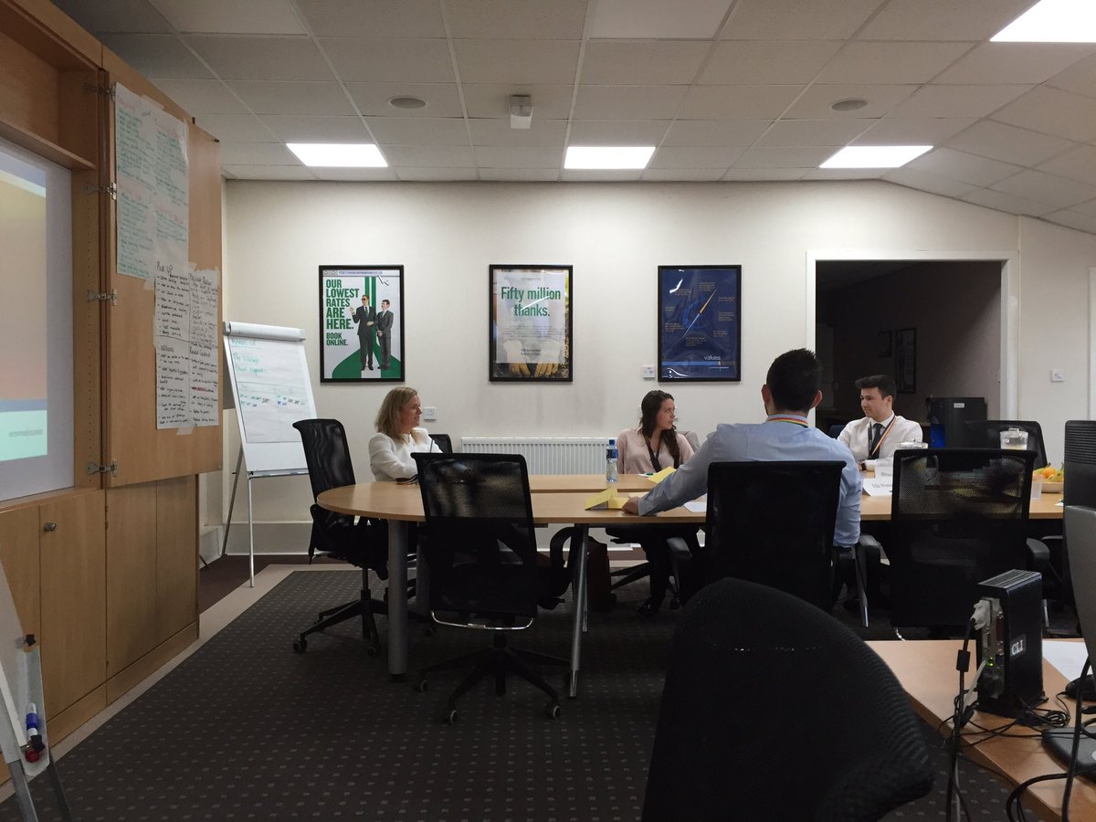 Group SC GM @dianemul11 hosting Q & A with #eracscotland 3 month summer interns #development #bestinternship