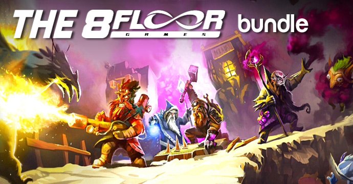 IndieGala's tweet photo. The 8FLOOR Bundle is live!Get 10 Steamgames + 3 DLCs starting at $1! #bestprice #8floor https://t.co/ohGRjs4ChW https://t.co/TpBbBEptJf
