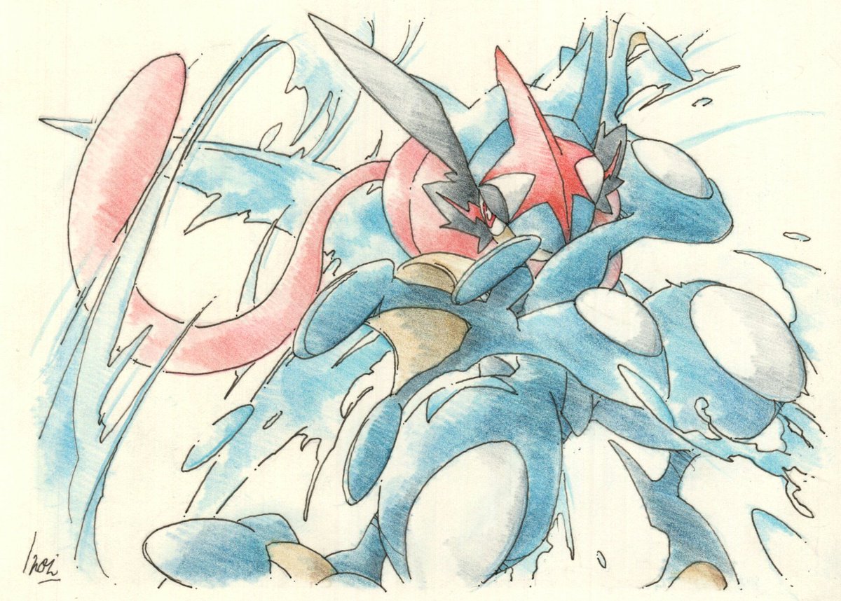 #今日のポケモン図鑑 Ｎｏ.Ｅｘｔｒａ
 ：ポケモン総選挙第１位記念サトシゲッコウガ ▼