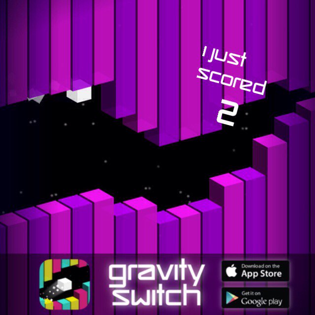 JoeyPLW's tweet image. OMG! I scored 2 points in #GravitySwitch ! Can you beat my score ? onelink.to/gravityfw##. #. #wqm qcc