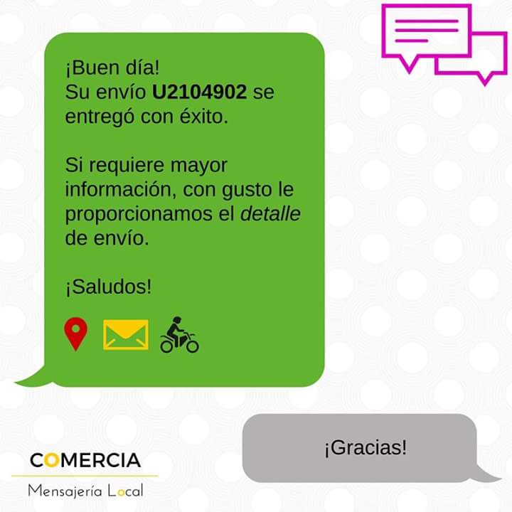 ComerciaTux's tweet photo. #FelizMiercoles Te notificamos por la vía que prefieras la entrega de tu envío. #Tuxtla #Chiapas #Domicilio #Urge https://t.co/qy1qIoKALk