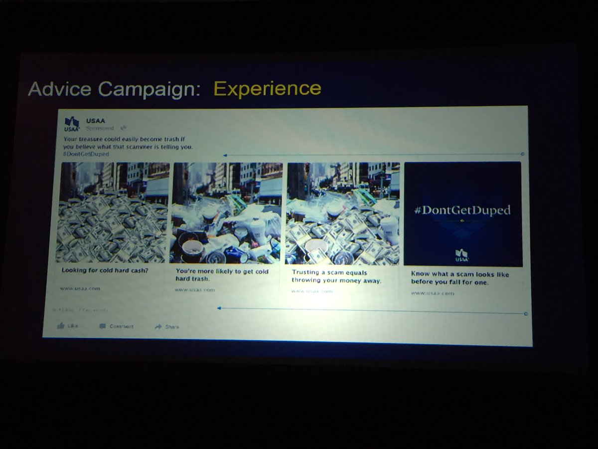 George Gallate (@gallate) on Twitter photo Incredible results & service by #USAA. <a href="/rlhorne/">Renee Horne</a> alerts members to scams using social reaches 12m #MerkleSummit16 Incredible results & service by #USAA. <a href="/rlhorne/">Renee Horne</a> alerts members to scams using social reaches 12m #MerkleSummit16