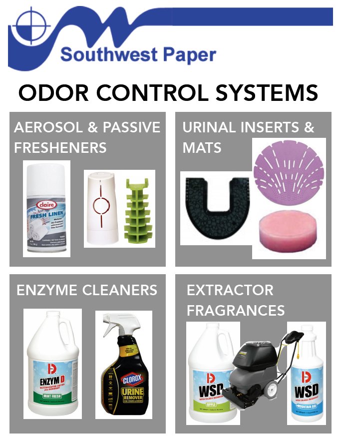 SWPaperCo's tweet image. Got Smells? We've got a four category odor control approach to tackle the worst of the worst!  316-838-7755