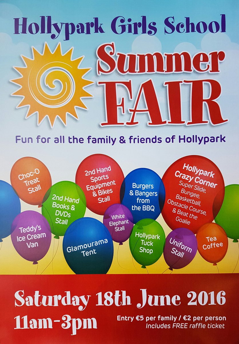 hollyparkgns's tweet photo. #hpgnssummerfair Sat June 18th 🎈 https://t.co/c18iTOmwgM