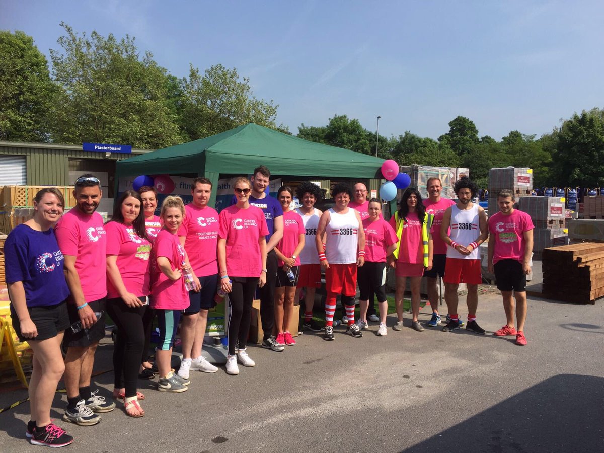 Retford branch ready to go for the last mile of day 3.