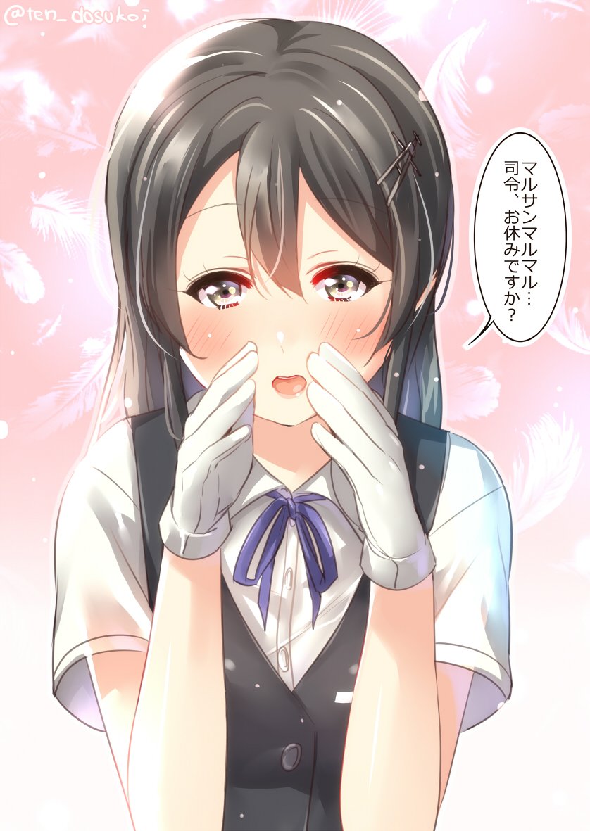十郎太 午前3時の天使親潮ちゃん 艦これ版深夜の真剣お絵描き60分一本勝負 艦これ版真剣お絵描き60分一本勝負