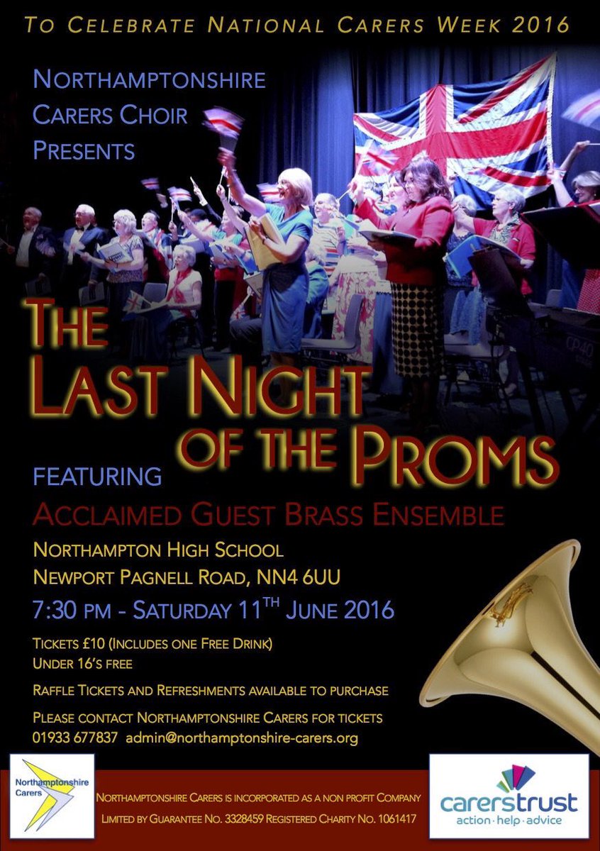 Great to hear <a href="/skdrage/">Sarah</a> on <a href="/BBCNorthampton/">BBC Northamptonshire</a> talking about the Proms on Saturday! Not to be missed ! <a href="/NorthantsCarers/">Northants Carers</a>