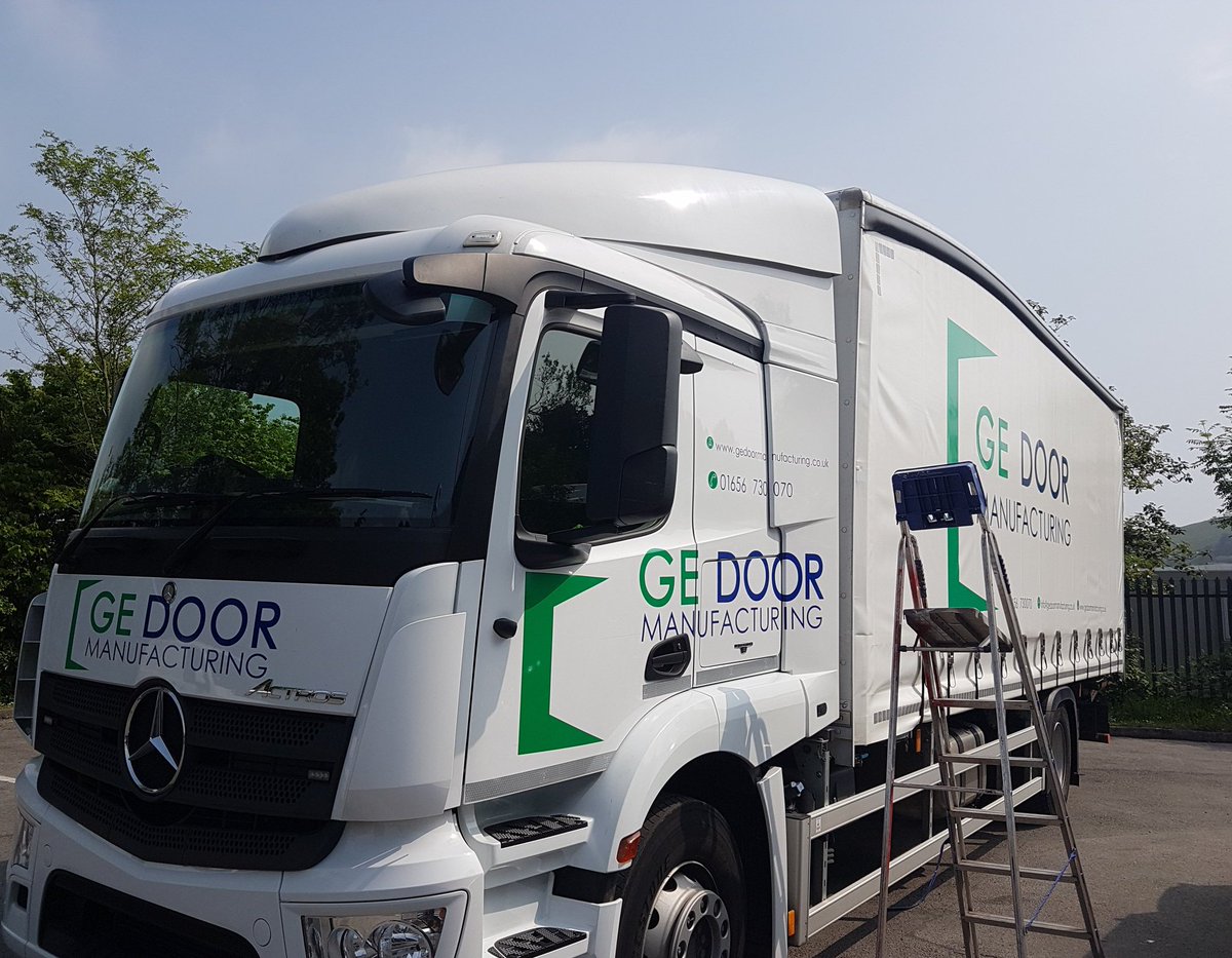 The second of our fantastic new lorries is looking great! Quality doorsets need quality transport. #investment