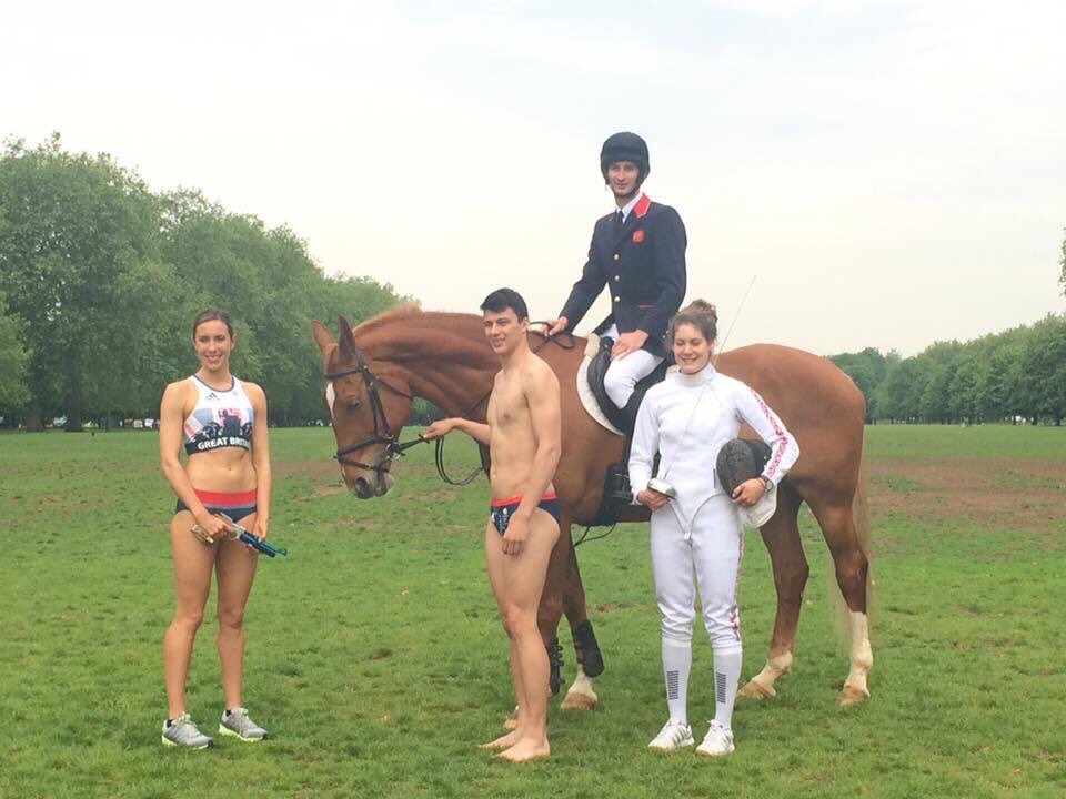 Seriously can't believe that someone has taken this, stood back and gone "yes, that's a good photo" @PentathlonGB
