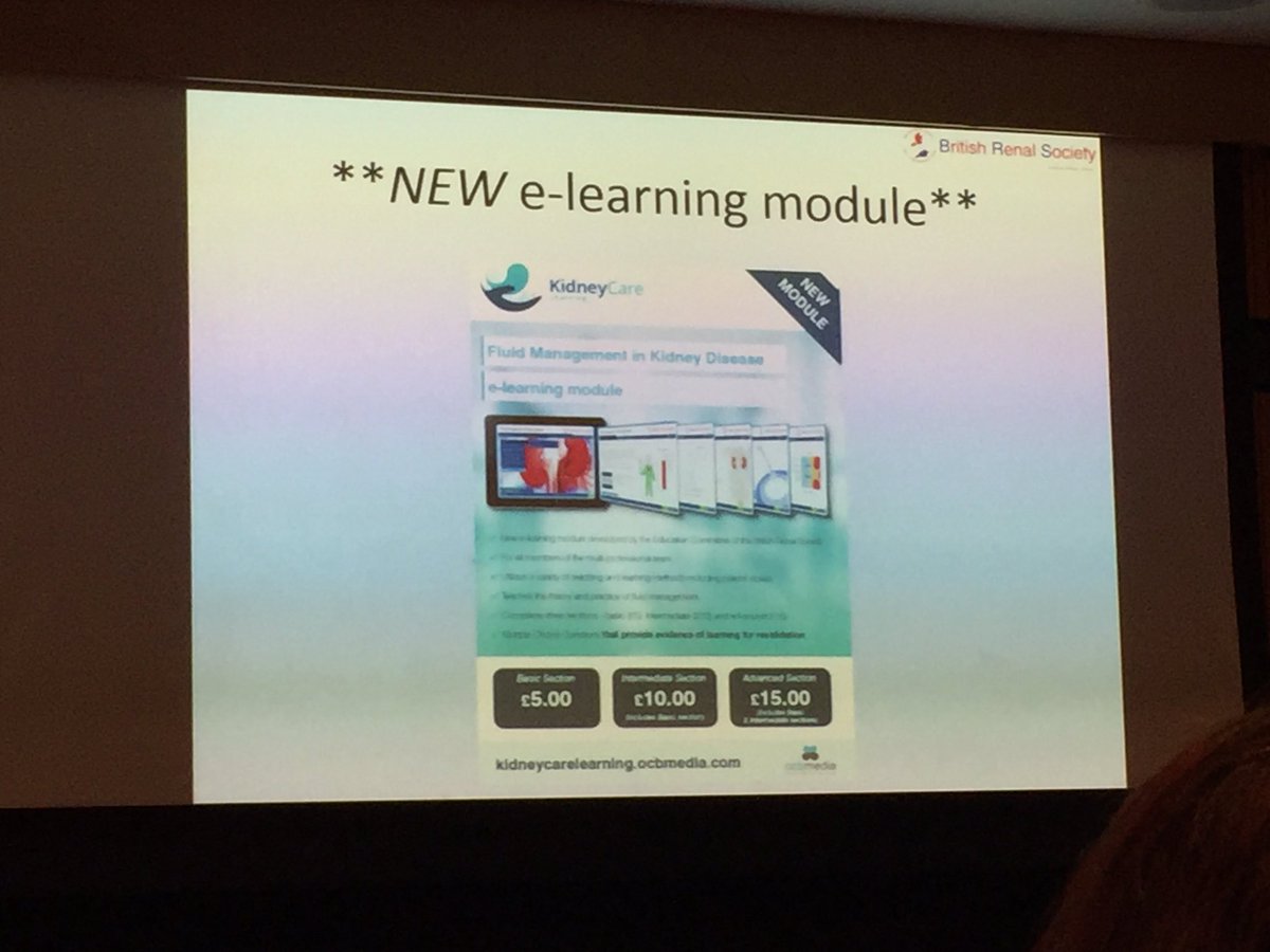 manton_gemma's tweet photo. At the BRS - excellent session on fluid management and heard about a new e-learning module https://t.co/2iNCyktbUD