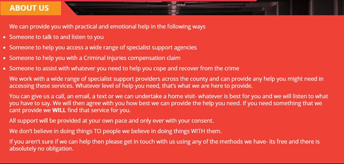 GotYourSocial's tweet photo. Got Your back supports #youngpeople in #Derbyshire who have been a victim of crime.

Need to talk? were here to help https://t.co/OK5CqirJNd
